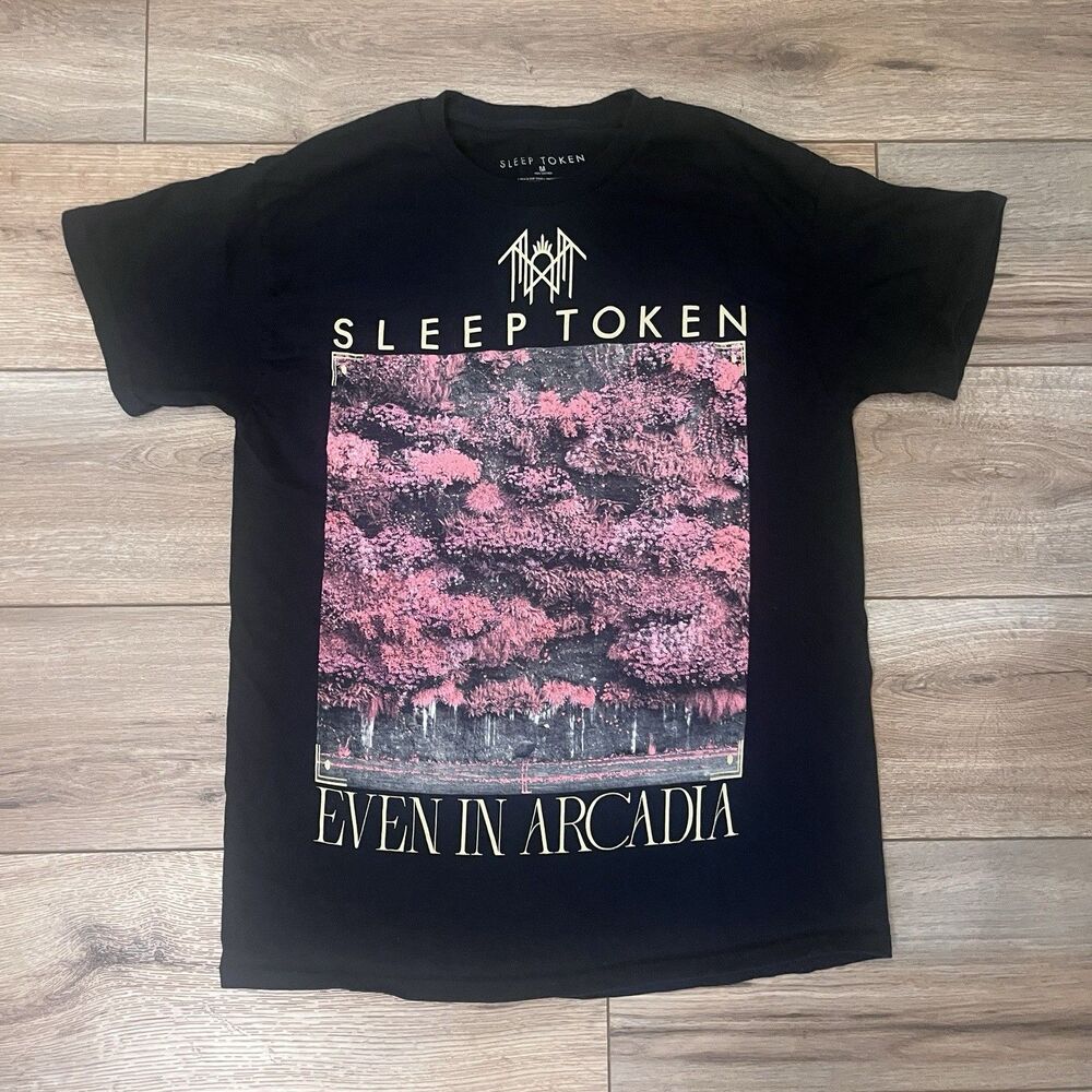 Sleep Token Band T-Shirt Even In Arcadia Cotton Black Metal Rock Adult M 2025